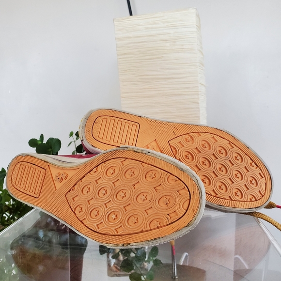 Daddy's Money Sneakers size 5 1/2 Hot Pink Secret Wedge High Top Shoes - Picture 4 of 13